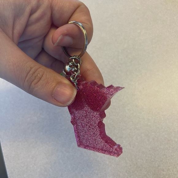 Handmade U.S. State Keychain - Minnesota - Picture 3 of 6